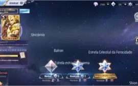 Conta Saint Seiya Awekening