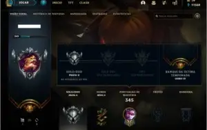 Conta prata 2 MAIN ADC, com 82 skins e 110 champs