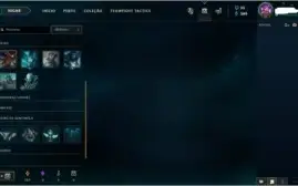 CONTA SMURF LOL PLATINA 4 75% DE WIN RATE| SKIN MÍTICA