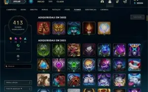 Conta DIAMOND com 554 Skins, e do valorant também