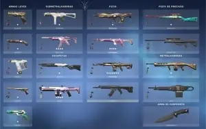 Conta DIAMOND com 554 Skins, e do valorant também