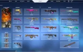 Conta VALORANT com muitas skins, IMORTAL nos atos passados