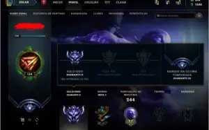 Conta LOL D2 50 PDL , 93 Campeões , 123 Skins