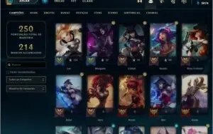 Conta League of Legends+Pontos de Prestigio+5 Skins Ultimate