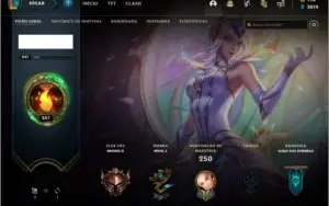 Conta League of Legends+Pontos de Prestigio+5 Skins Ultimate