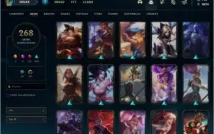 Conta League of Legends+Pontos de Prestigio+5 Skins Ultimate
