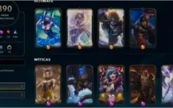 Conta Lol - 890 Skins, 163 emotes, 45 sentinelas e 78 cromas