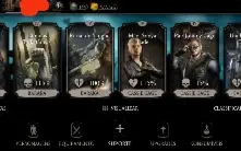 Conta de Mortal Kombat Mobile com vários diamantes