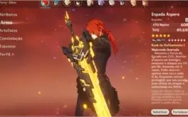 Conta TOP de Genshin Impact