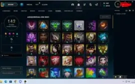 CONTA LEAGUE OF LEGENDS LVL 373 COM 84 SKINS