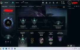 CONTA LEAGUE OF LEGENDS LVL 373 COM 84 SKINS