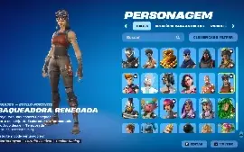 Conta fortnite com Renegade Raider