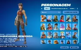 Conta fortnite com Renegade Raider
