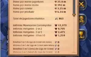 Conta Albion Online 3 Coletas T8 EMAIL PROPRIO