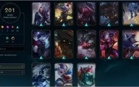 ContaLOL 200skins + Akali prestigio, Todos os campeões