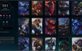 ContaLOL 200skins + Akali prestigio, Todos os campeões