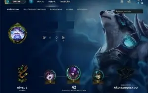 Conta LOL- League of Legends -Unranked lvl 30 +Skin+Campeões