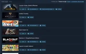 30 jogos, Perfil Especial Steam, Inativa Há Mais de 1 Ano