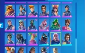 Conta Fortnite Season 3 rara com passe atual.