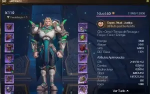 Conta Tarisland Warrior Tank / Pala Dps