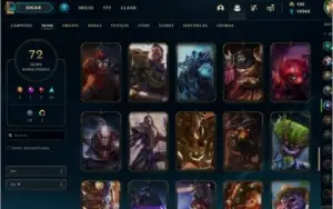vendo conta 72skin 1 ultimate 1 mítica 7 épicas 14 lendárias