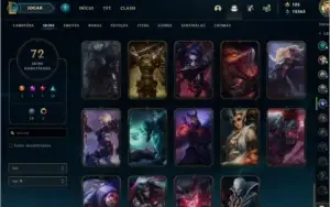 vendo conta 72skin 1 ultimate 1 mítica 7 épicas 14 lendárias