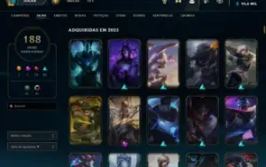 Conta (NFA) League of Legends 188 skins (Entrega Automática)