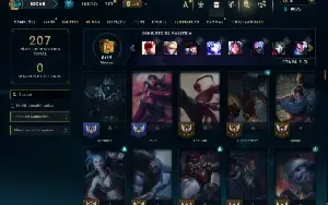 Unranked com 125 Champs e 74 Skins ( ADC / JG / TOP )