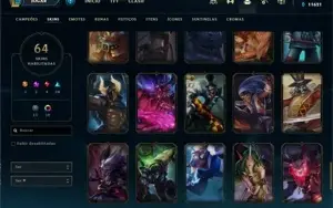 Conta LoL: Gold IV/ Kayn Prestigio/ 64 Skins