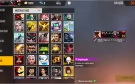 Conta de Free Fire Gemada Barata