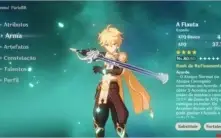 GENSHIN IMPACT - AR 40 - AST MONA + 50 Tiros + RESINA