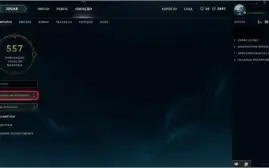 Conta de lol Ouro V (flex) 382 skins e todos campeoes