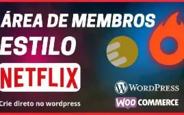 Área De Membros Vip - Modelo Netflix Entrega Automática