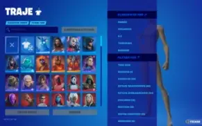 A conta tem 222 skins TRYHARDS