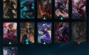 conta lol lvl 533; platina 3; 112 skins.