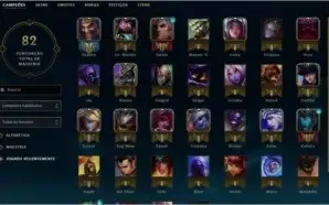 Conta High ELO - Platina 2 - LVL 67 - 32 Champions