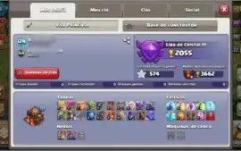 Clash of Clans CV10 meio upada melhor preço Rei rainha