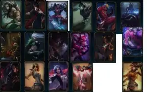 Conta com 101 champ e 35 skins