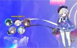 Ayaka + Venti + Keqing + Mona + Qiqi AR 45