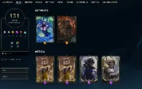Conta League of Legends Full Acesso - 123 Champs e 131 skins
