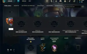 Unranked com 100 Champs e 62 Skins ( MAIN SUP ) + 1000 RP