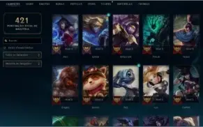 Lol - C.o.n.t.i + 118 Champs, 66 Skins/sem Elo