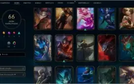 Lol - C.o.n.t.i + 118 Champs, 66 Skins/sem Elo