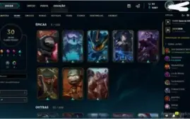 81 champs, 30 skins, 10 cromas e 109 ícones
