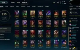 81 champs, 30 skins, 10 cromas e 109 ícones