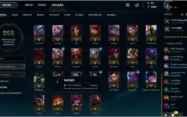 81 champs, 30 skins, 10 cromas e 109 ícones