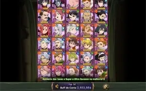 Conta 7ds Grand Cross late game