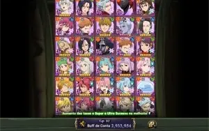 Conta 7ds Grand Cross late game