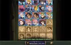 Conta 7ds Grand Cross late game