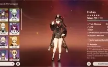 Conta genshin Hutao C1+ Mona C1+ Jean+ armas 5*